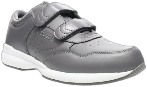 Propet Men's Life Walker Strap Shoes - Dark-grey